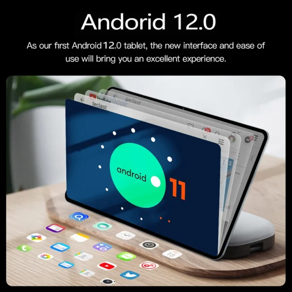 【NEW】Tab Max Android 12 Tablet 10.1" HD+ 90Hz Display TÜV Rheinland T616 Octa Cpu 8GB RAM 256GB ROM 8000mAh 18W 4G LTE Tab - Image 2