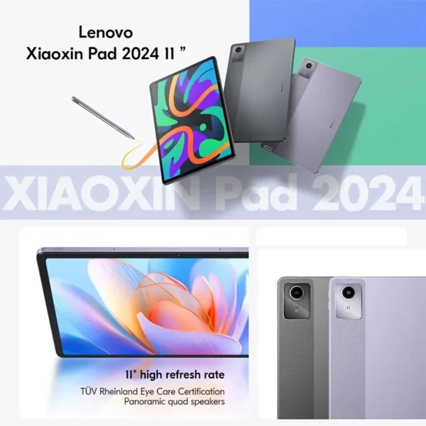 Global ROM Lenovo XiaoXin Pad 2024 Tablet 6GB 8GB 128GB Pads Snapdragon 685 Octa Core 11" WIFI 8MP Cam7040mAh 20W Fast Charger - Image 2