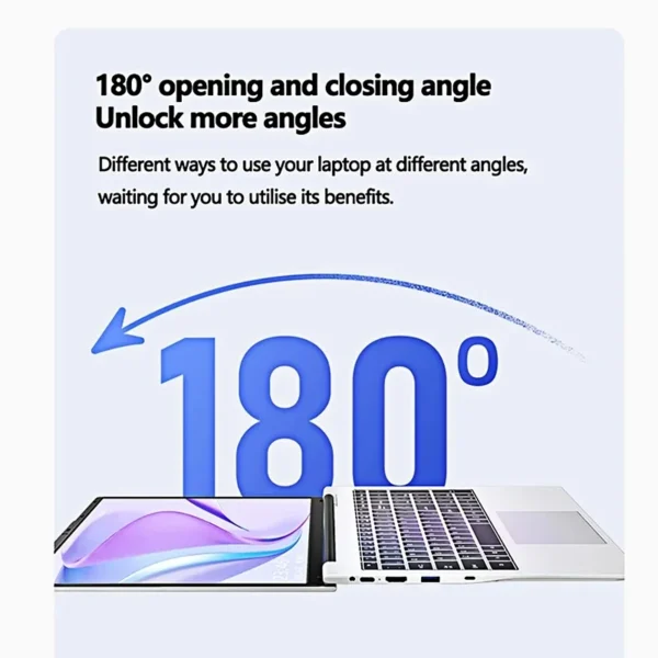 Gaming Laptop 16inch Intel 5805 32 RAM 2TB SSD DDR4 Window11 HD Camera Fingerprint Unlock 8 Cores 16 Threads Portable Computer - Image 5