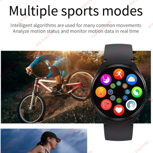 2024 New For Samsung Galaxy Watch 7 NFC Smart Watch Men Women Bluetooth Call HD 360*360 Screen Voice Call GPS Sports Watches M10 - Image 4