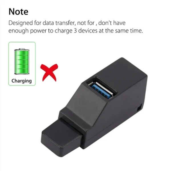 USB 3.0 HUB Adapter Extender Mini Splitter Box 1 to 3 Ports High Speed USB 2.0 For PC Laptop Accessories U Disk Card Reader - Image 4