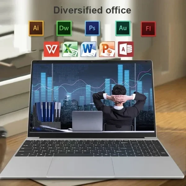 2024 Portables 15.6 Inch 1920*1080 HD Screen Thin Netbook Intel Celeron N5095 16GB RAM 1024GB SSD Windows 11 Pro Laptop Computer - Image 3