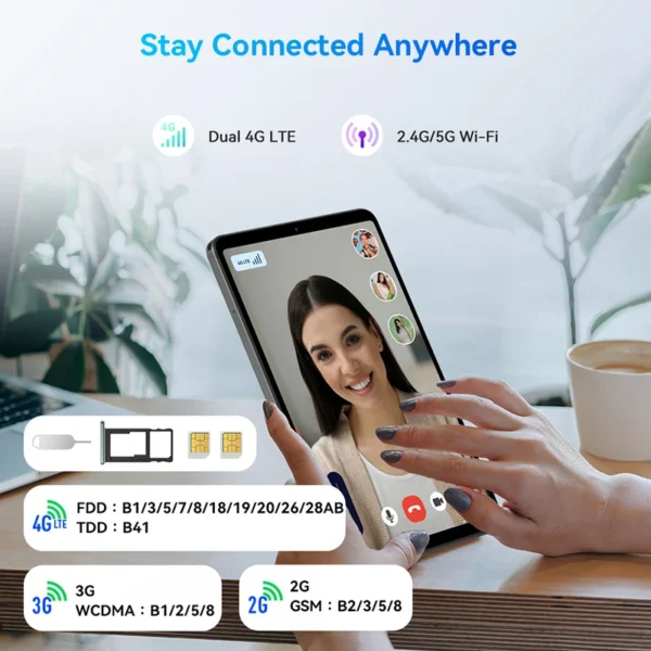 HEADWOLF FPad5 Pro 8.4 inch Android 14 Tablet Max 16 Ram 256GB ROM UFS2.1 Octa-core G99 Tablet PC 5500 mAh Support WideVine L1 - Image 2