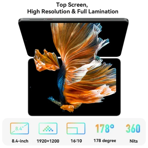 HEADWOLF FPad 3 Android 14 tablet 8.4 inch Max 8GB Ram 128GB ROM Widevine L1 Octa-core 4G LTE Phone Calling Tablet PC 5500 mAh - Image 3