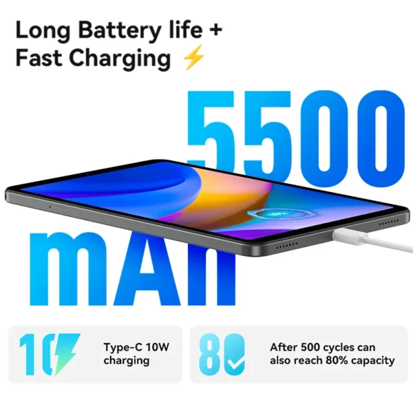 HEADWOLF FPad 3 Android 14 tablet 8.4 inch Max 8GB Ram 128GB ROM Widevine L1 Octa-core 4G LTE Phone Calling Tablet PC 5500 mAh - Image 5