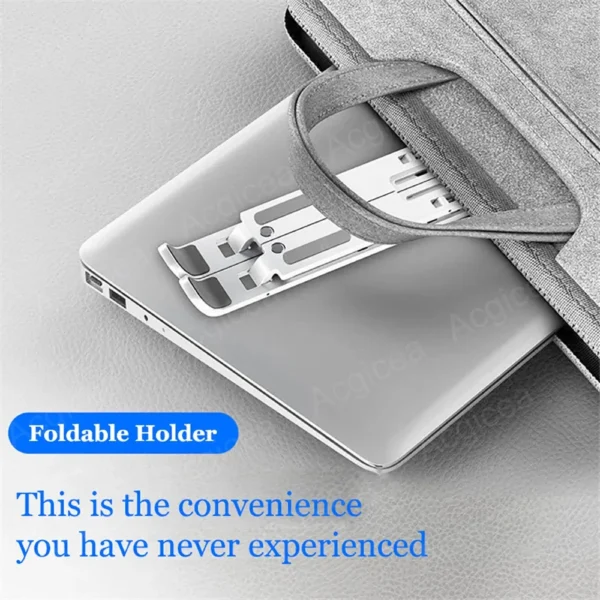 Portable Laptop Stand 7/10 Gears Foldable ABS Tablet for Macbook Apple Air Pro Lenovo Samsung Bracket Universal Pad PC Holder - Image 2