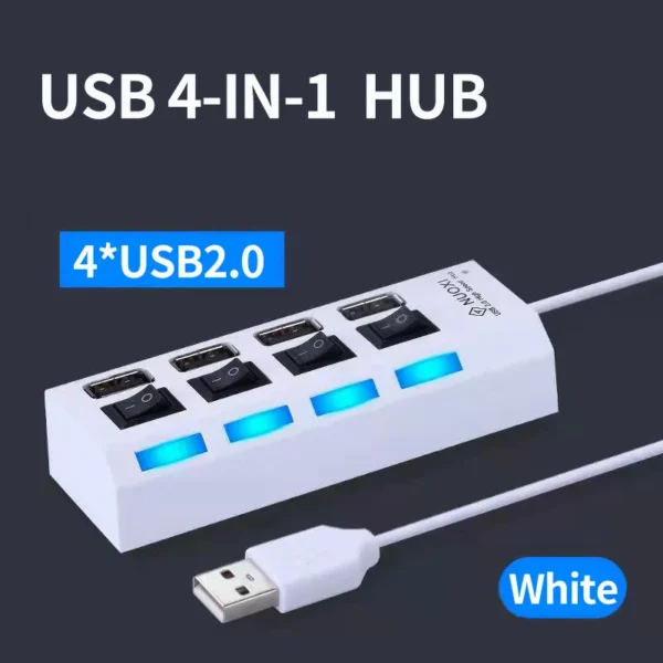 USB Hub 3.0 2.0 Multi USB High Speed Splitter Adapter 4/7 Port Multiple Expander With Switch For PC Computer Accessories - Image 5
