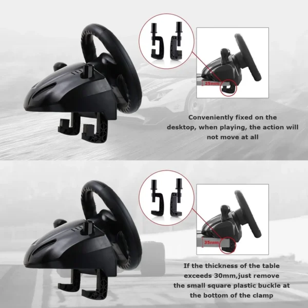 DOYO Gaming Racing Steering Wheel Volante for PC/PS3/Playstation 4/XBOX ONE/XBOX 360/Nintendo Switch/Android - Image 4