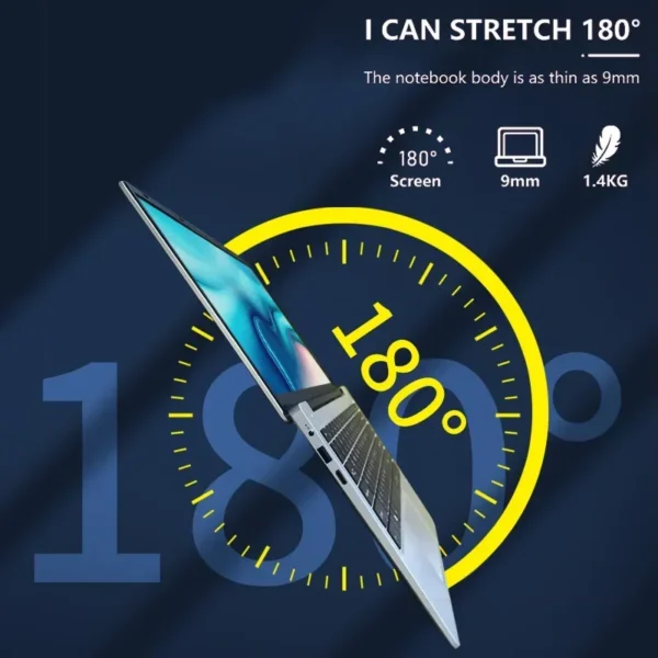 N4000 14.1 Inch 128GB 256GB SSD Windows 10 Pro Inte Laptop Intel Portable Laptos Student Notebook Dual core Laptop - Image 3