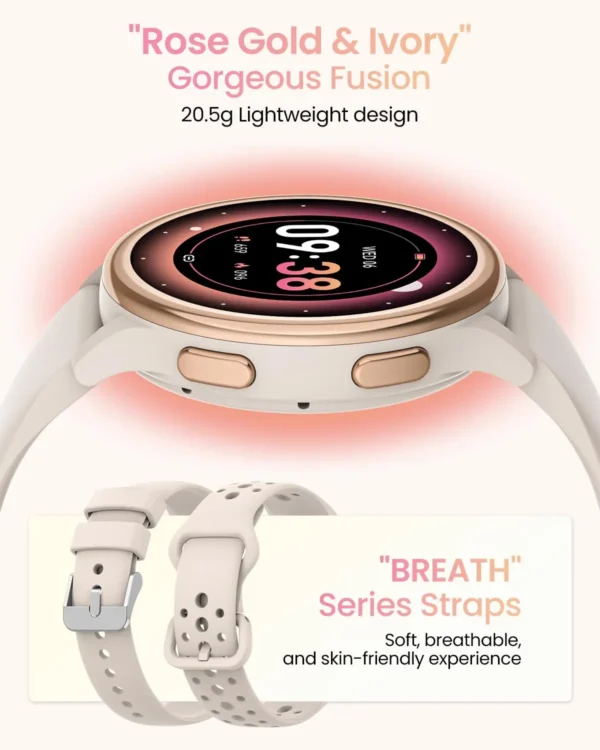 Smart Watches for Women [400+Watch Faces/Calls/Female Health], 1.27" Fitness Tracker Smartwatch for iPhone ＆ Android, Activity T - Image 2