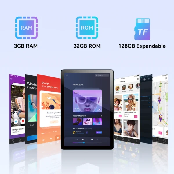 Adreamer LeoPad20 Tab 10.1" Tablet 1280x800 IPS Android 13 Octa Core 3GB RAM 32GB ROM Bluetooth 6000mAh Wifi Portable Tablets PC - Image 5