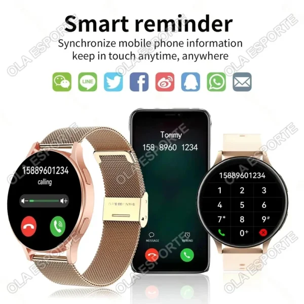 2024 New For Samsung Galaxy Watch 7 NFC Smart Watch Men Women Bluetooth Call HD 360*360 Screen Voice Call GPS Sports Watches M10 - Image 3