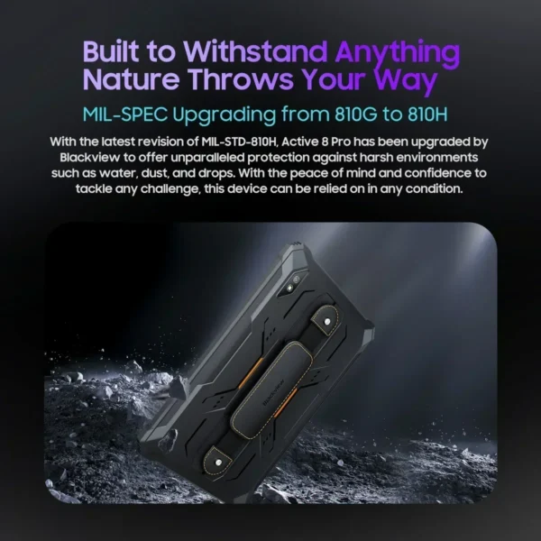 Blackview Active 8 Pro First Rugged Tablets 10.36" 2.4K Display Android 13 Helio G99 16GB 256GB Tablet PC 22000mAh 33W - Image 5