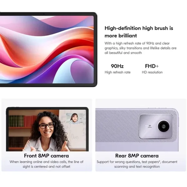 Global ROM Lenovo XiaoXin Pad 2024 Tablet 6GB 8GB 128GB Pads Snapdragon 685 Octa Core 11" WIFI 8MP Cam7040mAh 20W Fast Charger - Image 4