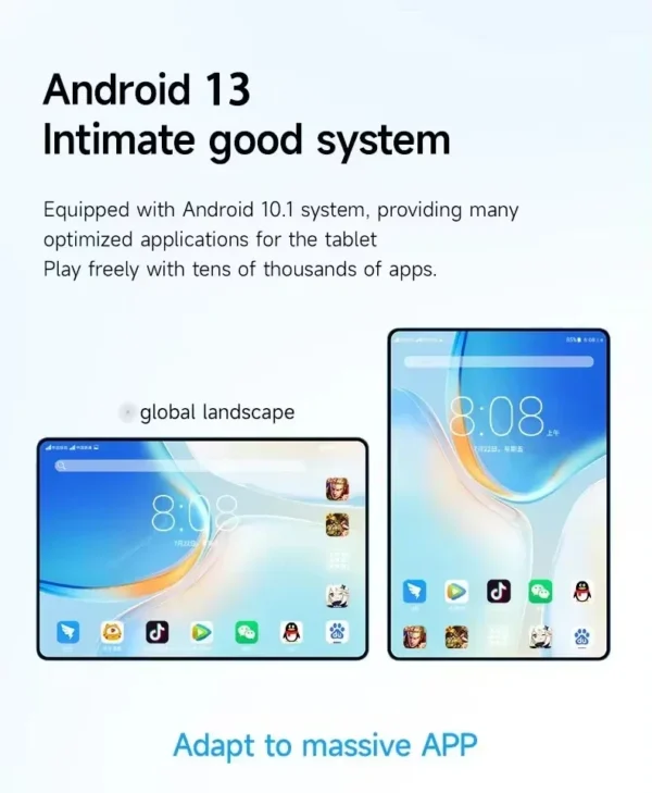 2024 Global Version Original IPad Air Pro Tablet 11inch HD 4K Android 13 16GB+1T 20000mAh 5G Dual SIM Bluetooth WiFi GPS Tablet - Image 4
