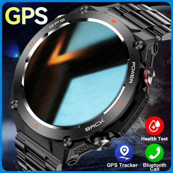 For HUAWEI Sports Smart Bracelet Men Watch 1.85 AMOLED Screen GPS Compass Altimeter Waterproof Bluetooth Call New Smart Watches
