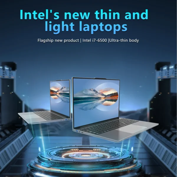Intel Core I7-6500U Laptop 32GB Ram 2TB SSD Windows 11 Notebook Gamer Office Computer PC Backlit Fingerprint Unlock Wifi Camera - Image 2