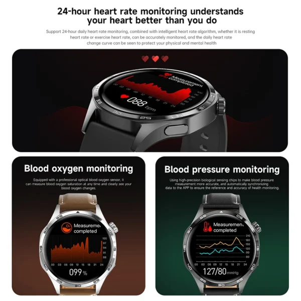 For Huawei WATCH GT 5 Pro Smartwatch Men NFC GPS Tracker AMOLED 360*360 HD Screen Heart Rate Bluetooth Call Sport Smart Watch - Image 6