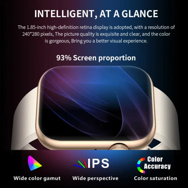 LIGE New Smart Watch 2024 Wireless Charging Smartwatch Bluetooth Calls Men Women Smartwatches Fitness Bracelet Custom Watch Face - Image 2