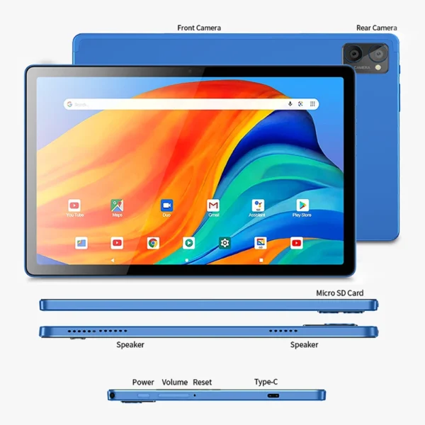 【NEW】Tab Max Android 12 Tablet 10.1" HD+ 90Hz Display TÜV Rheinland T616 Octa Cpu 8GB RAM 256GB ROM 8000mAh 18W 4G LTE Tab - Image 6