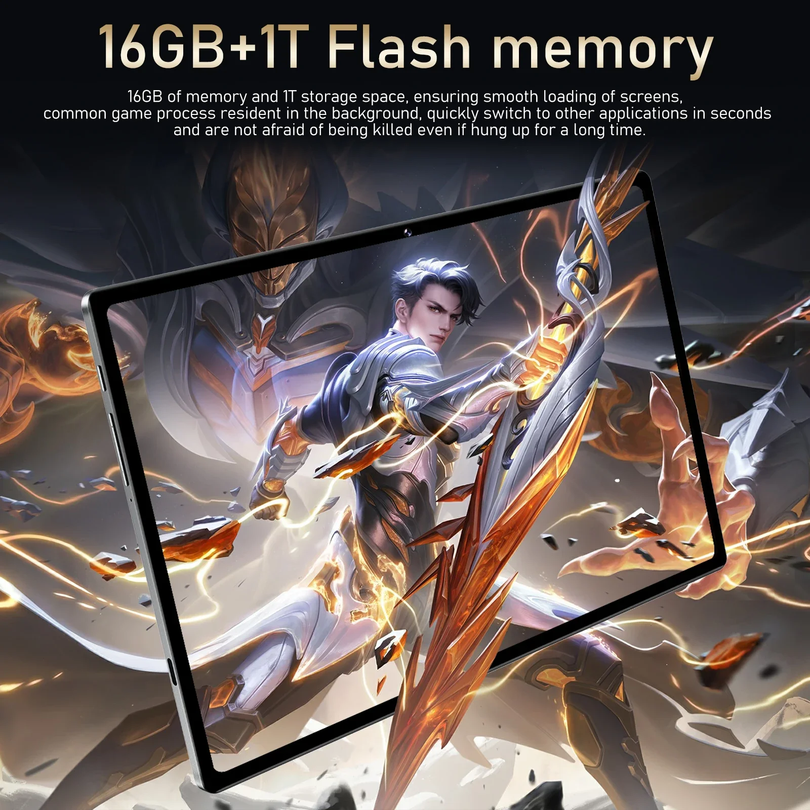 Original Pad 6S Pro Tablet 10.1 inch Android 14 Snapdragon 8gen2 Global 16GB+1024GB 10000mah 5G Dual SIM WIFI HD Full Screen - Image 3