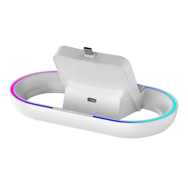 Charging Stand with RGB Lights Charger Station Portable Charging Dock Station for PlayStation Portal PS5 Portal Remote Player - Image 6