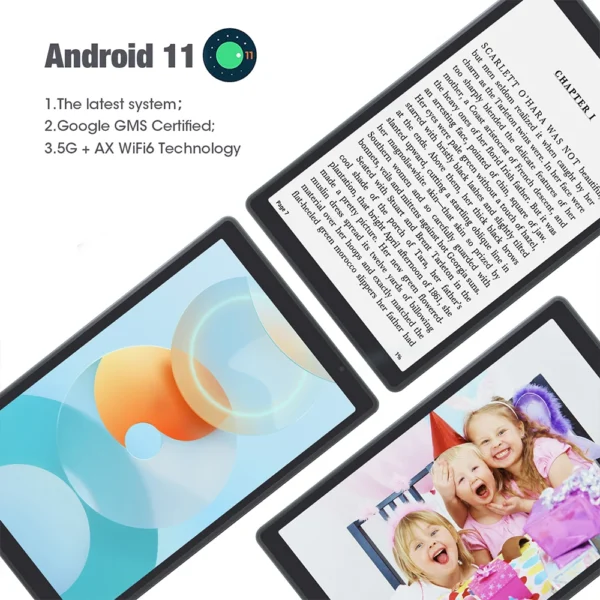 10.1'' Tablet Android 11 1280x800 IPS Kids Tablets A133 Children's Tablet Quad Core Dual Wifi BT5.0 6000mAh 3GB 32GB Used Tablet - Image 5