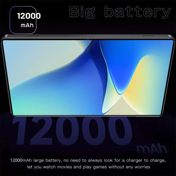 2024 Global Version 11.6 Inch Tablet Android 16GB Ram 1TB Rom Android 13.0 12000mAh Network Bluetooth 4G 5G Tablets Pc Brand New - Image 4