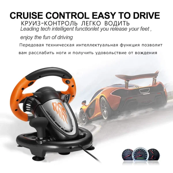 PXN V3 Pro Gaming Steering Wheel Volante PC Racing Wheel for PC Window 7/8/10/11/PS3/PS4 /Switch/XBOX One/Xbox Series X/S - Image 6