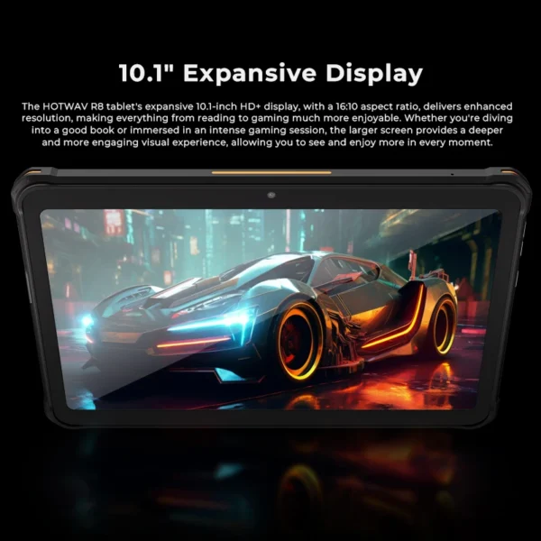 2024 original HOTWAV R8 Rugged Tablets Android 14 10.1''+10800mAh 5MP+13MP Camera tablets 4GB+128GB 10.1" screen tablet Global - Image 6