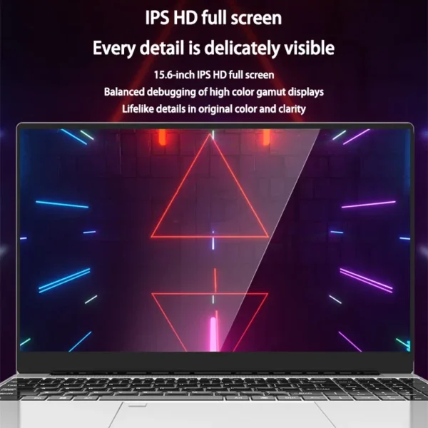 New 15.6" Inch Laptop, Windows 11 Pro N5095 1920x1080 32GB+2048 GB Fingerprint Unlock,Backlit Keyboard,Portable Office Notebook - Image 2