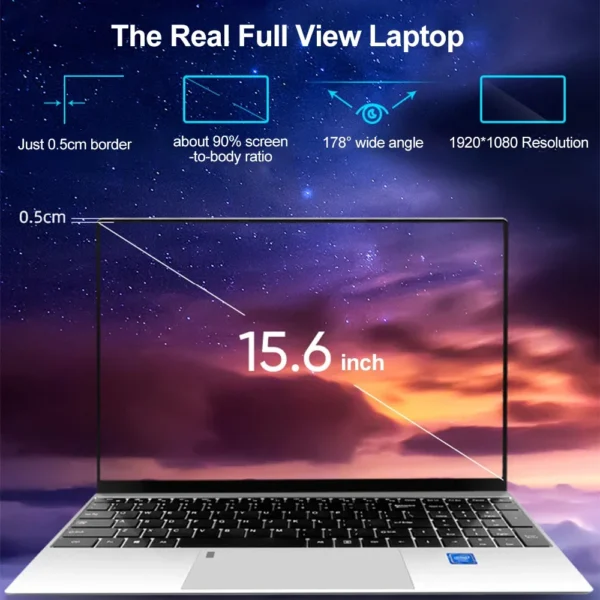 CARBAYTA Performance Laptop Computer 5G Wifi AMD Ryzen 7 4800U Windows10 11 Pro Gaming IPS Laptop - Image 2