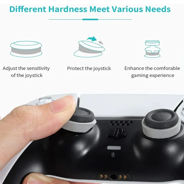 Upgraded Precision Rings Thumbstick Adjustment Analog Stick for PlayStation Portal/PS5 /PS4 /Switch Pro for XBox One Controller - Image 4