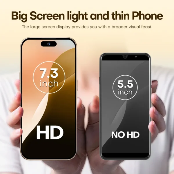 2025 Hot Original For Brand Smartphone 7.3 inch New i16 ProMax Full Screen 4G 5G Cell Phone 8000mAh Mobile Phone Global Version﻿ - Image 6