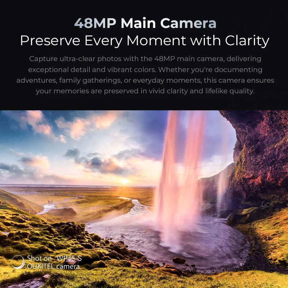 Oukitel WP35 S Rugged Phone 6.56" HD+ 24GB(6+18)+256GB 11000mAh Mobile Phones androids NFC rugged Smartphone Business phone - Image 6