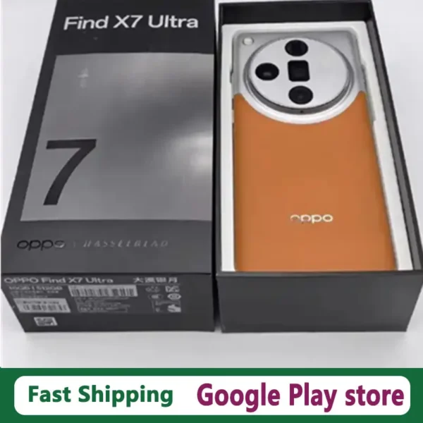 Original Oppo Find X7 Ultra Mobile Phone Android 14.0 Snapdragon 8 Gen 3 OTA Update 6.82" AMOLED 120HZ 50.0MP 100W Charge