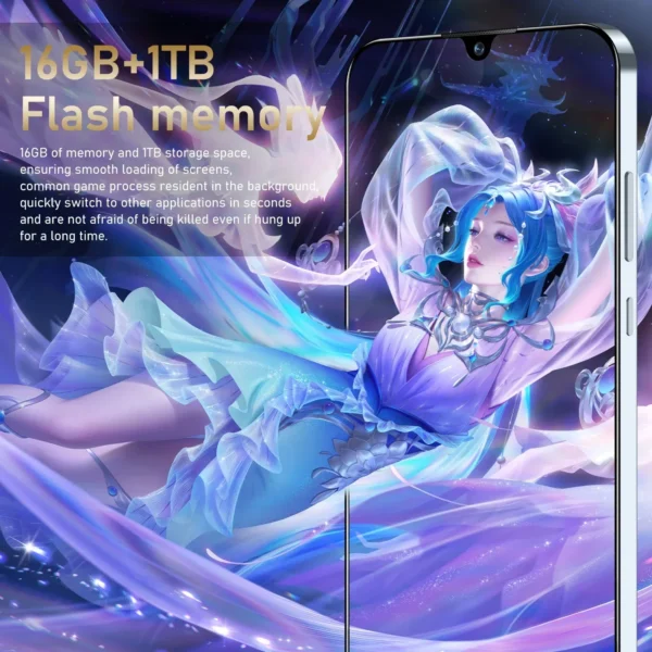 Global Version Pova 5 Pro Smartphone 22G+2TB 7.3 HD Screen Android 14 6800mAh 5G Gaming Phone Celulare Dual SimFace Unlocked NFC - Image 6