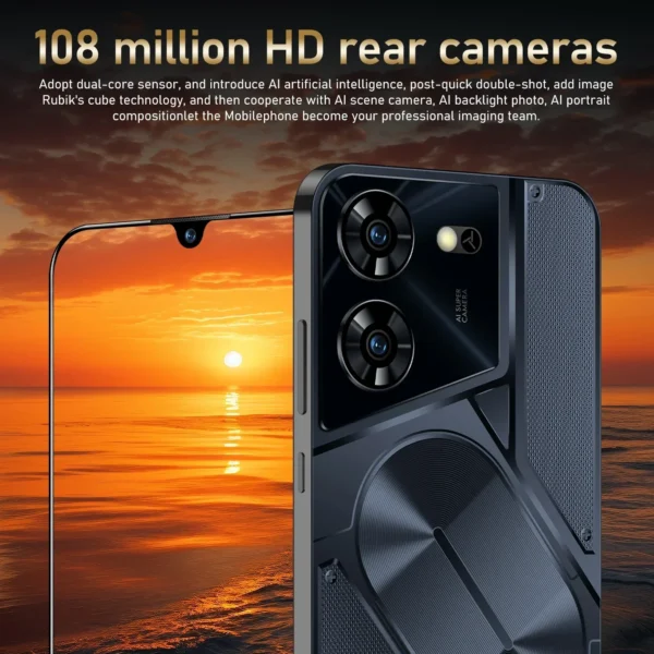 Global Version Pova 5 Pro Smartphone 22G+2TB 7.3 HD Screen Android 14 6800mAh 5G Gaming Phone Celulare Dual SimFace Unlocked NFC - Image 5