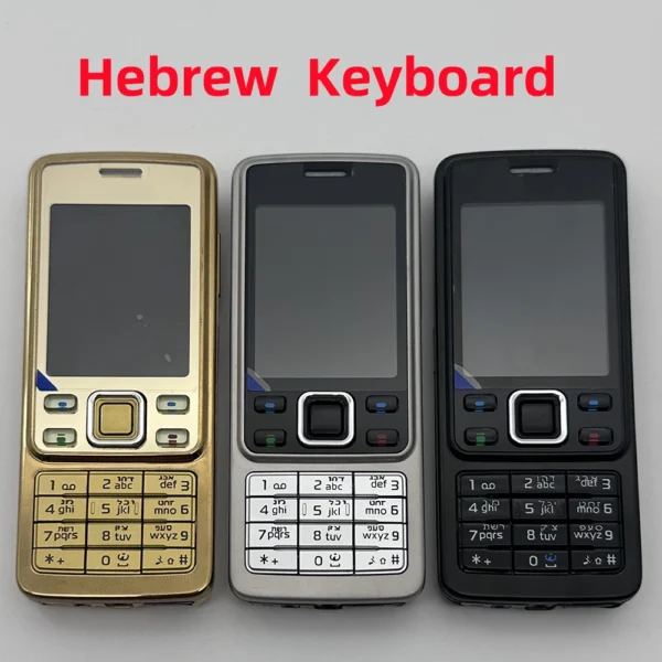 Original 6300 GSM 2G Mobile Cell Phone Russian & Arabic & Hebrew & English Keyboard Bluetooth Used CellPhone Made On 2007 Year - Image 5