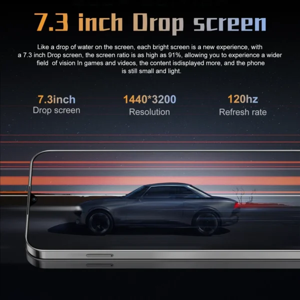 New Global Version Pova 6 Pro Smartphone 22G+2TB 7.3HD Android 14 Snapdeagon8 Gen2 8000mAh 5G Dual SIM Phone 50+108MP Unlock NFC - Image 3