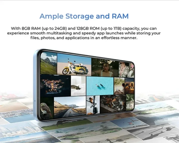 Oukitel C50 5G Smartphone Android 14 6.8“ HD Waterdrop Display 5150mAh Battery 8GB+128GB Mobile phone 50MP+5MP Camera CellPhone - Image 3