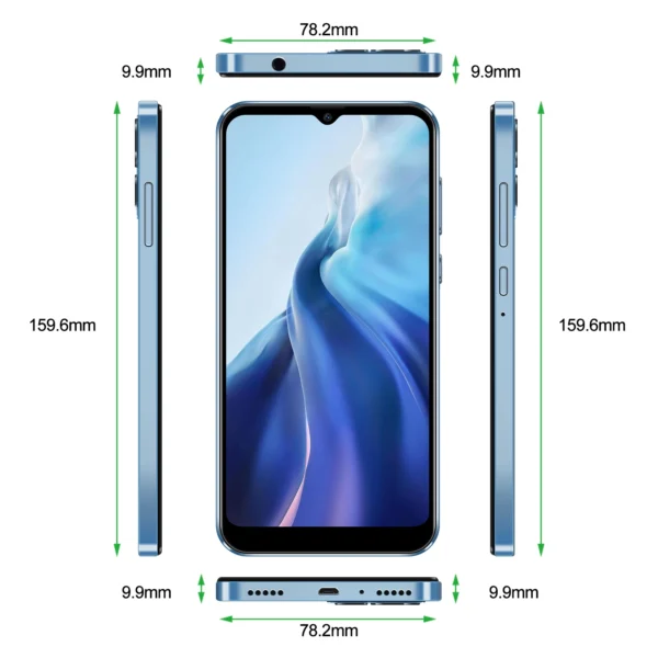 XGODY X18 Smartphone 4G Cell Phone 6.3" 2GB RAM+16GB ROM Mobile Phone 4000mAh Google Play Store Dual SIM Android 10.0 Quad Core - Image 5