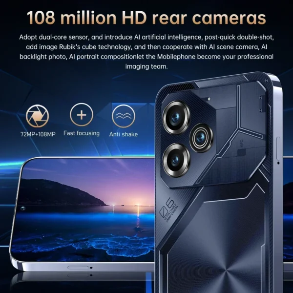 New Cellphones Pova6 Pro 7.3 Inch 4G 5G Original Smartphone 6800mAh Cell Phone Android 13 Global Version Smart Mobile Phones - Image 4