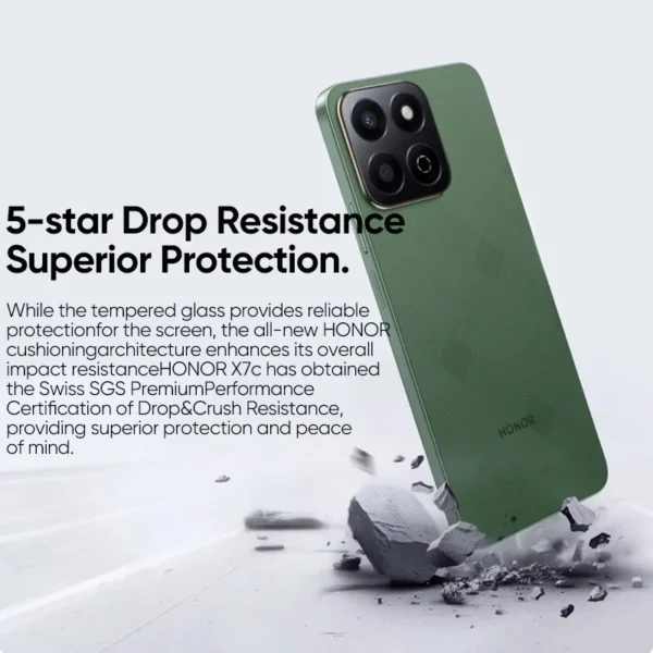 Global Version HONOR X7c 4G Mobile Phone Snapdragon 685 6.77" 120Hz IPS LCD Display 108MP Dual Camera 6000mAh Long Battery IP64 - Image 6